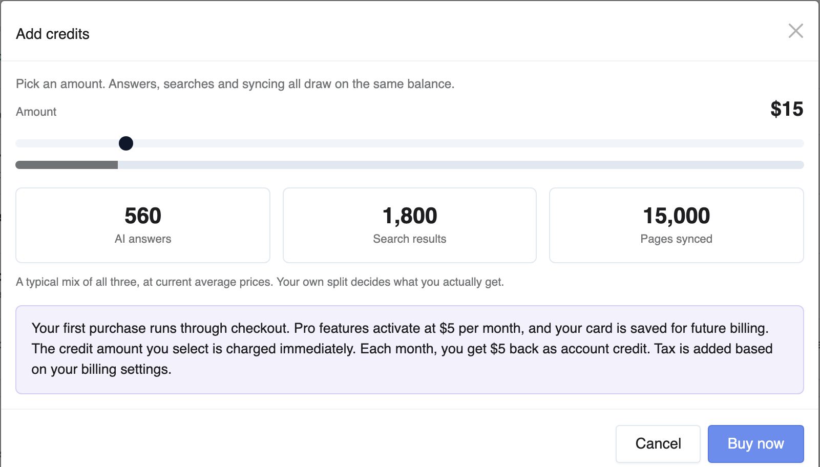 Zoomed in: the amount and what it buys